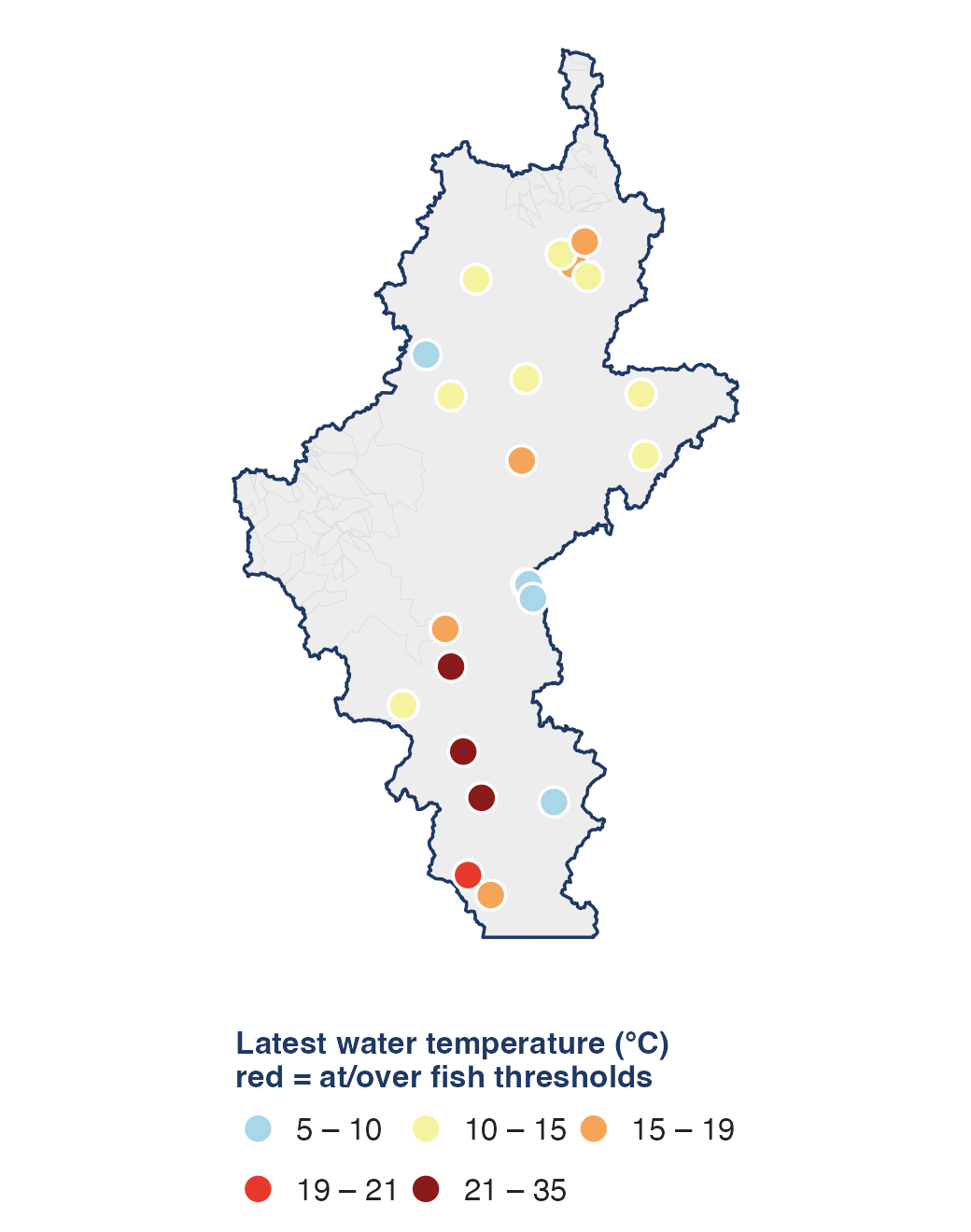 Stream temperatures